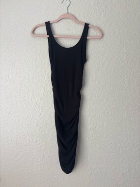 Chaser Cinched Black Sleeveless Bodycon Dress